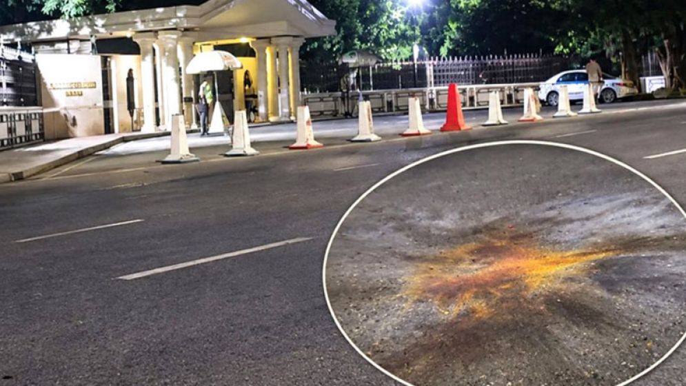 মধ্যরাতে প্রধানমন্ত্রীর কার্যালয়ের সামনে ককটেল বিস্ফোরণ